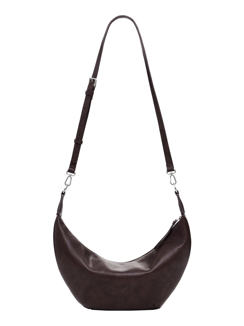 Sac à Main Desigual Half Logo Zante Marron - Kiabi