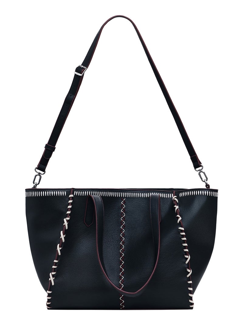 Sac à Main Desigual Manhattan Pespuntes Guimar Noir - Kiabi