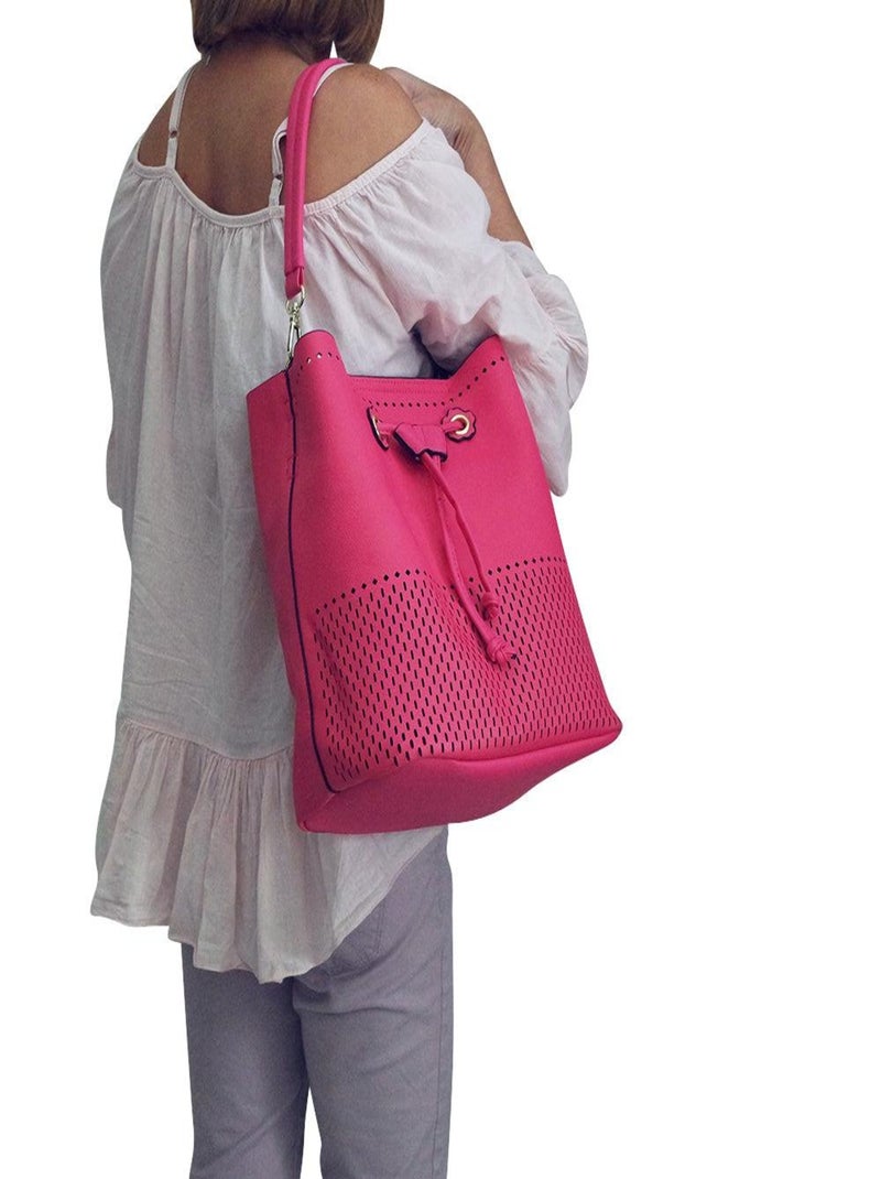 Sac à main DUDLIN Rose fushia - Kiabi