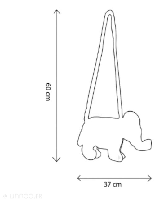 SAC À MAIN ELEPHANT GRIS Eléphant - Kiabi