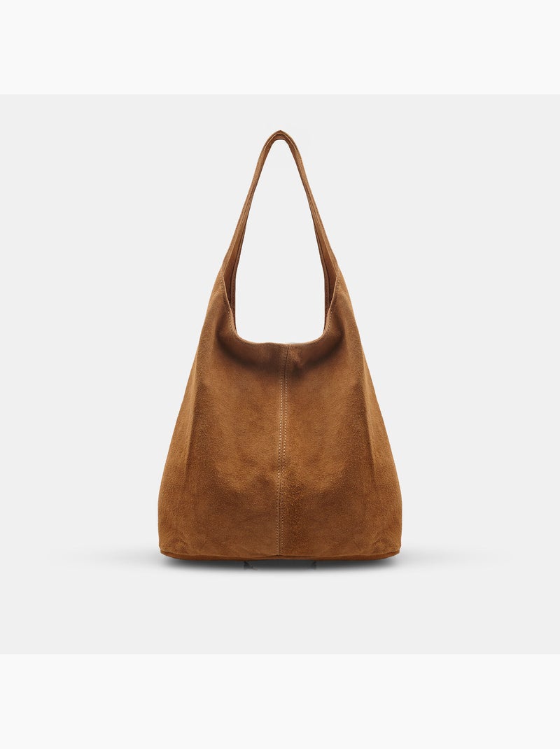 Sac à main en daim Bata Bronze - Kiabi