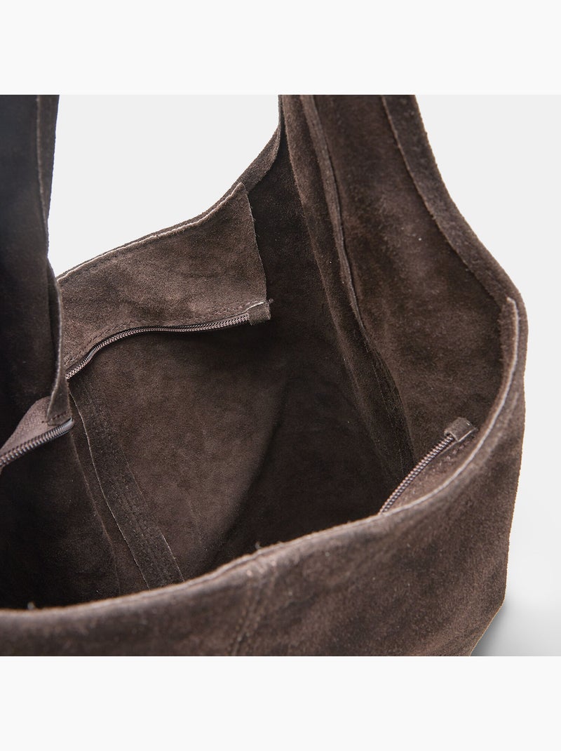 Sac à main en daim Bata Marron - Kiabi