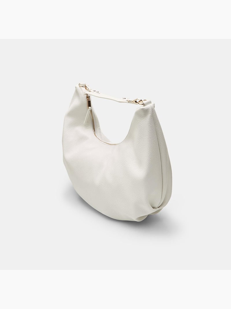 Sac à main en similicuir ajouré Blanc - Kiabi