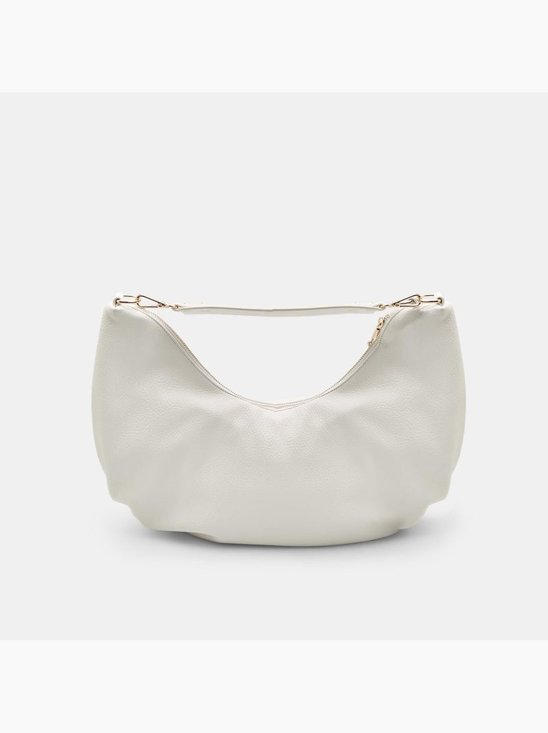 Sac à main en similicuir ajouré Blanc - Kiabi