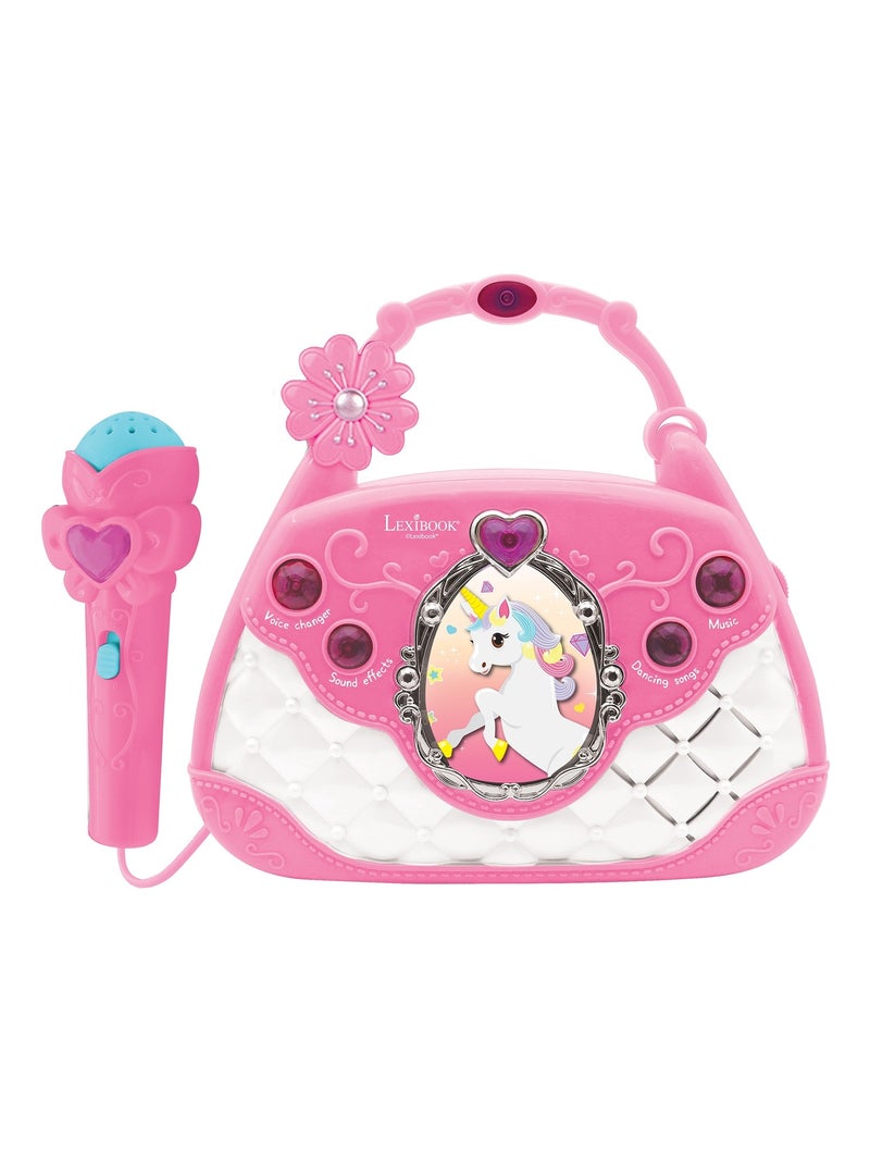 Sac à Main Enceinte Musicale avec Micro Licorne Rose - Kiabi