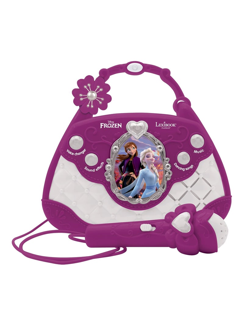 Sac à Main Enceinte Musicale avec Micro Reine des Neiges Violet - Kiabi