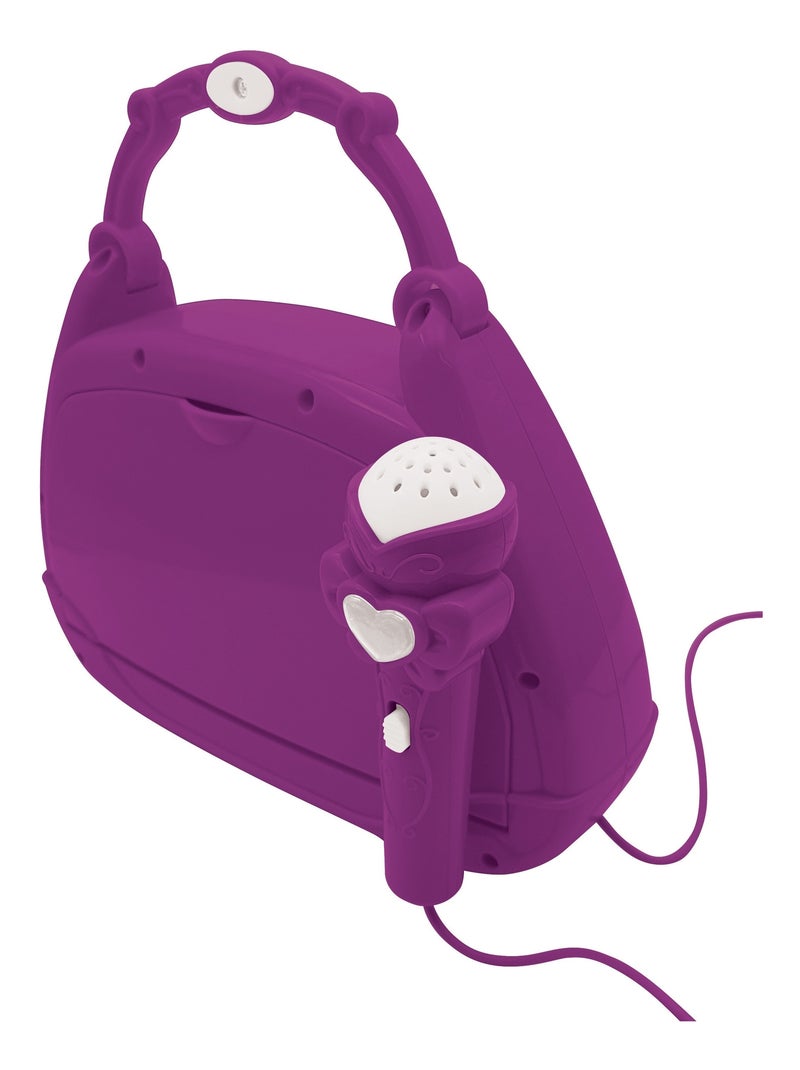 Sac à Main Enceinte Musicale avec Micro Reine des Neiges Violet - Kiabi