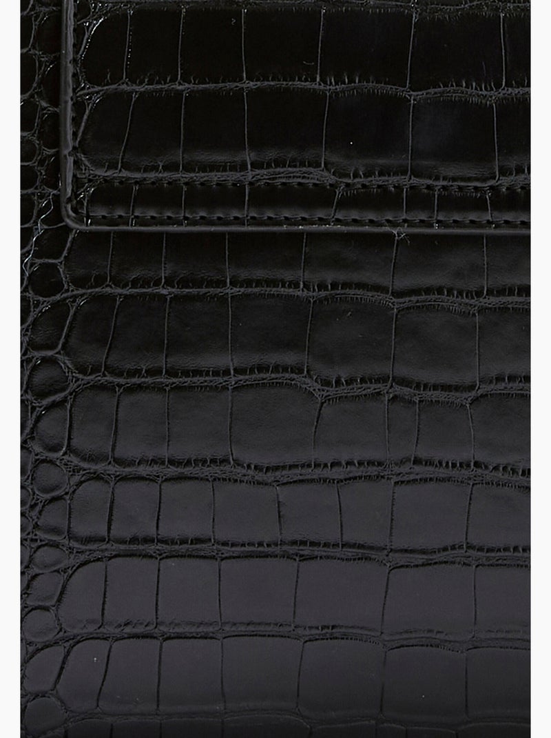 Sac à main esprit animalier - Damart Noir - Kiabi