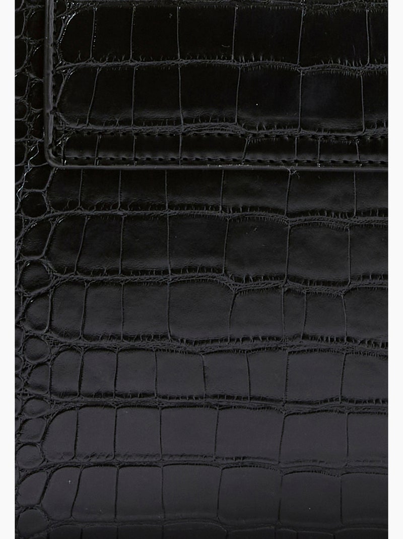 Sac à main esprit animalier - Damart Noir - Kiabi