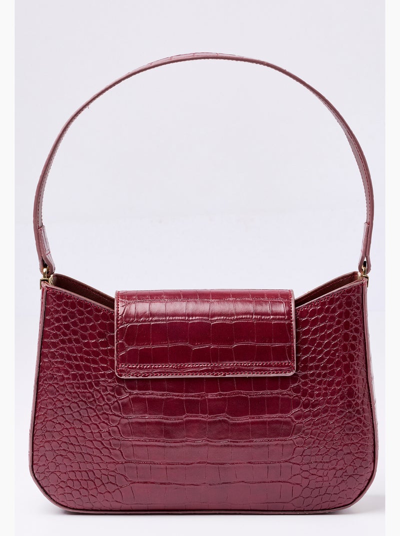 Sac à main esprit animalier - damart Rouge - Kiabi