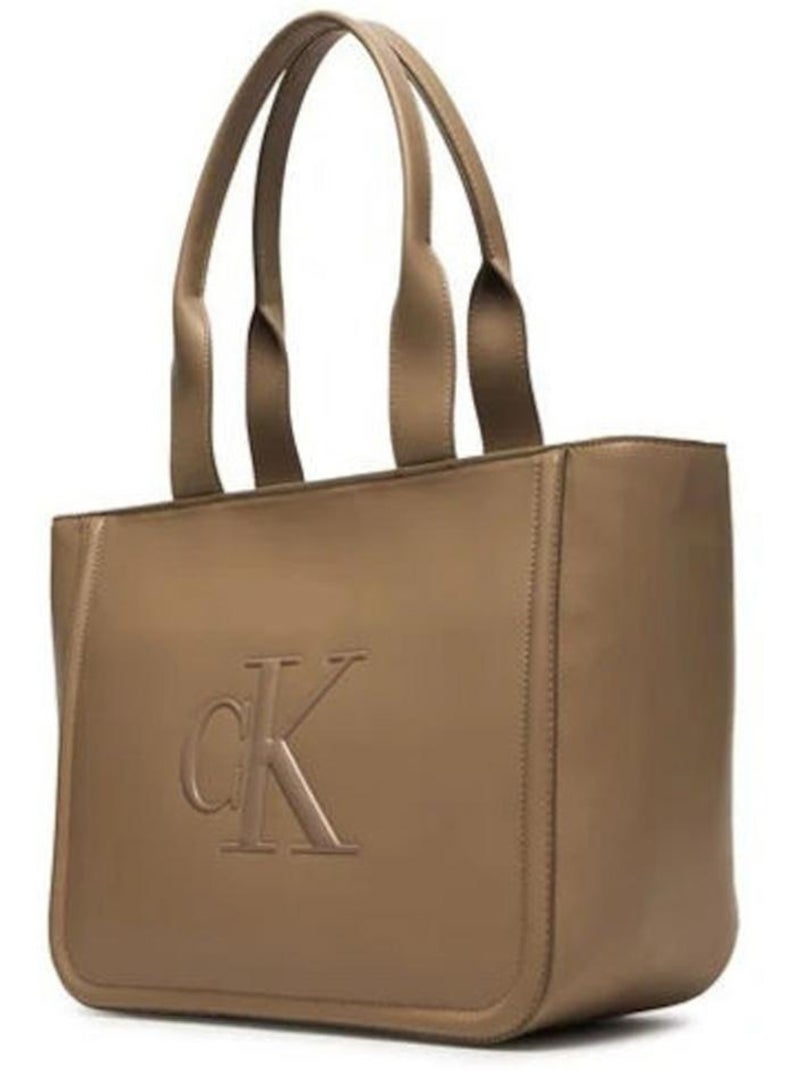 Sac à Main Femme Calvin Klein Jeans Beige - Kiabi