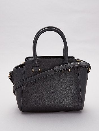 Sac à main grainé - Kiabi