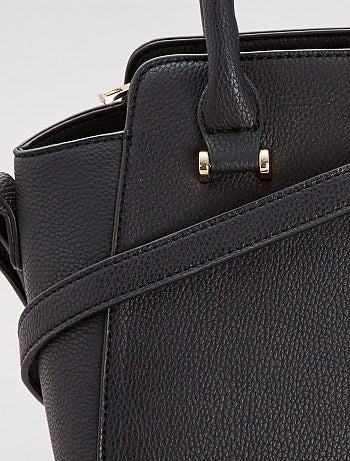 Sac à main grainé - Kiabi