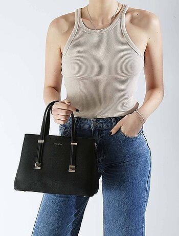 Sac À Main Grained Miniprix Toile Enduite