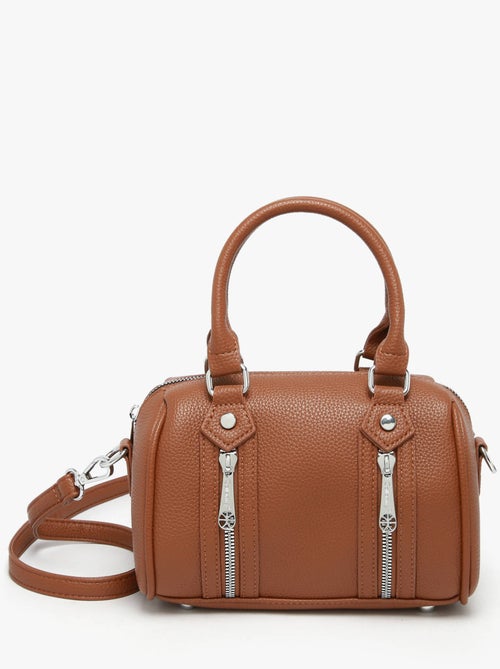 Sac À Main Grained Miniprix Toile Enduite - Kiabi