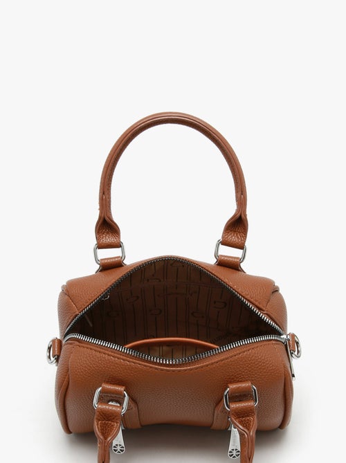 Sac À Main Grained Miniprix Toile Enduite - Kiabi