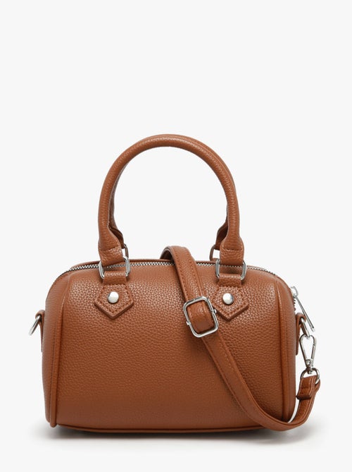 Sac À Main Grained Miniprix Toile Enduite - Kiabi