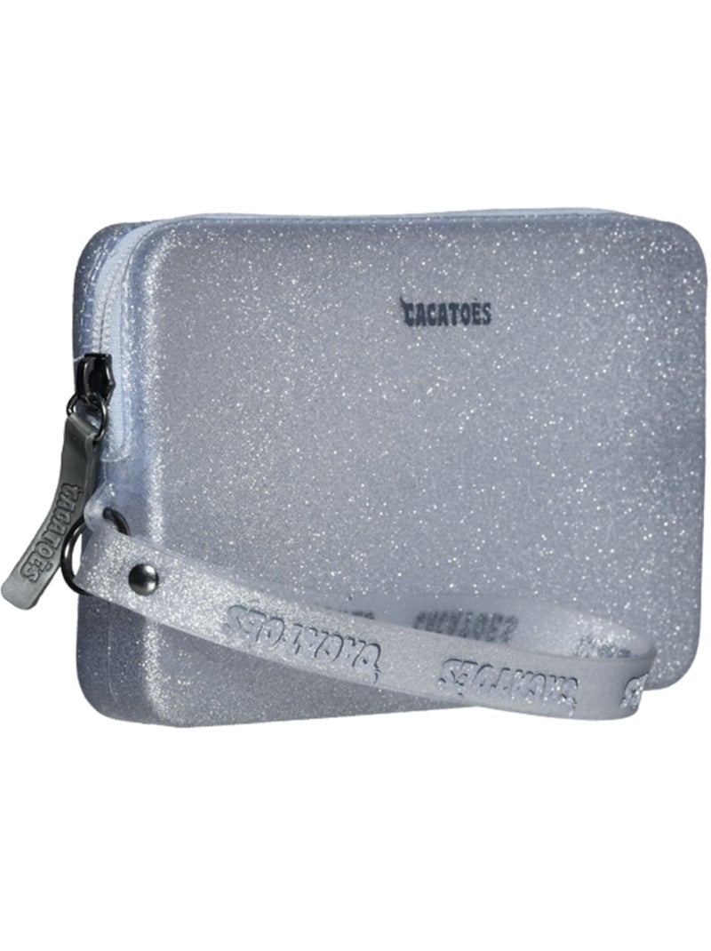 Sac à main Gris métalique - Kiabi