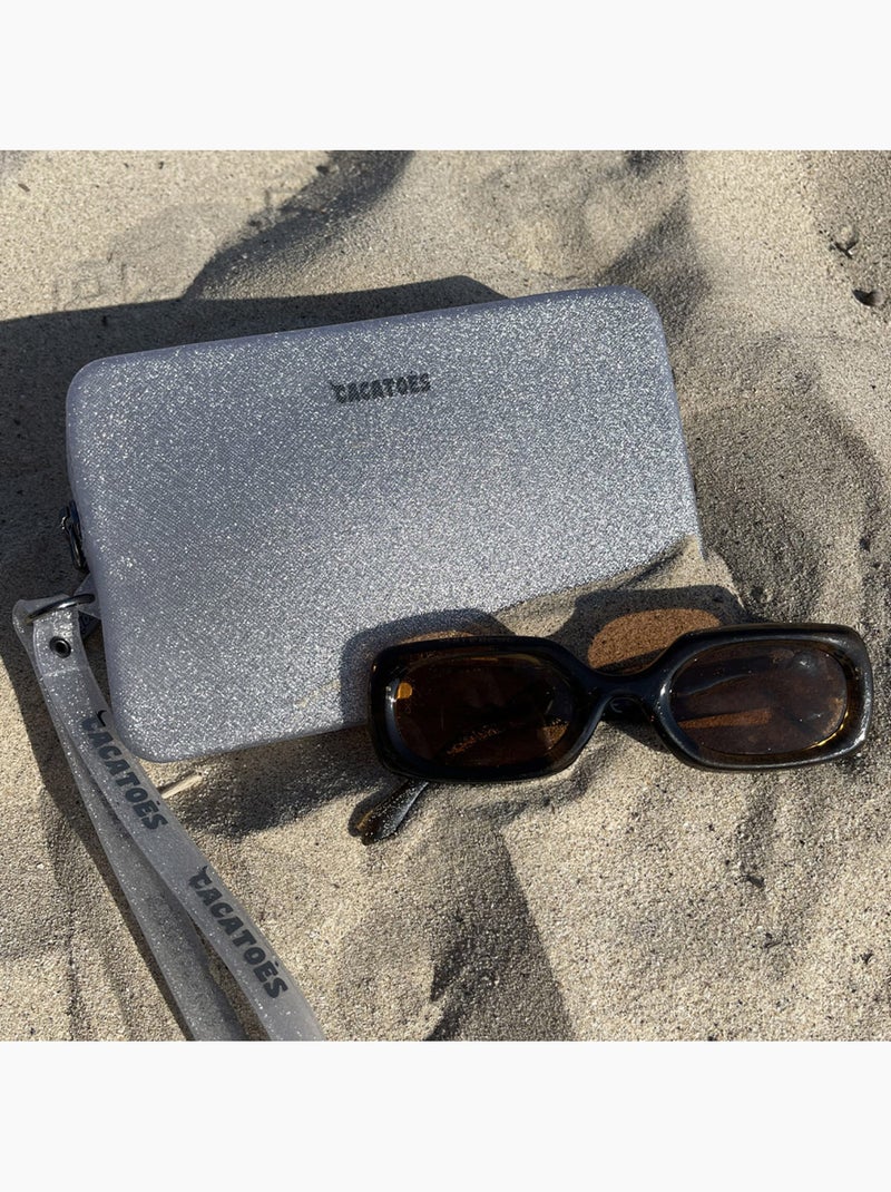 Sac à main Gris métalique - Kiabi