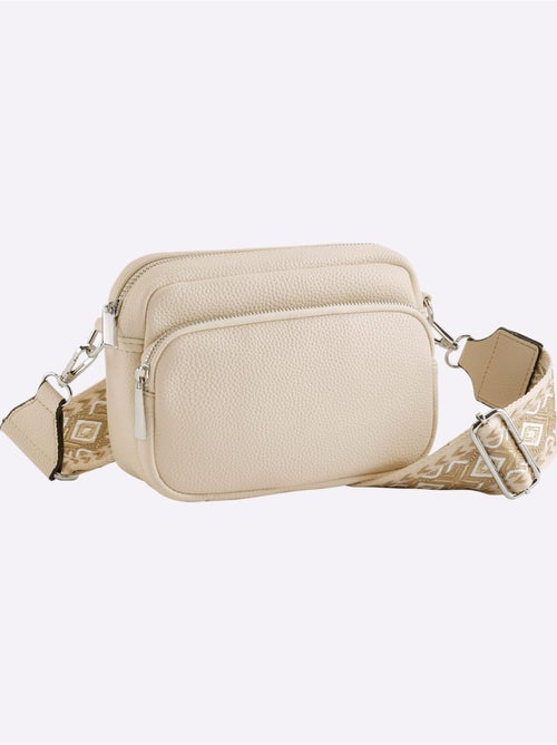 Sac à Main Imitation Cuir Souple - Taille Standard - helline - Kiabi