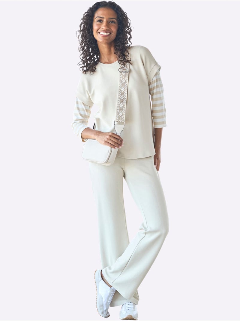 Sac à Main Imitation Cuir Souple - Taille Standard - helline Sable - Kiabi