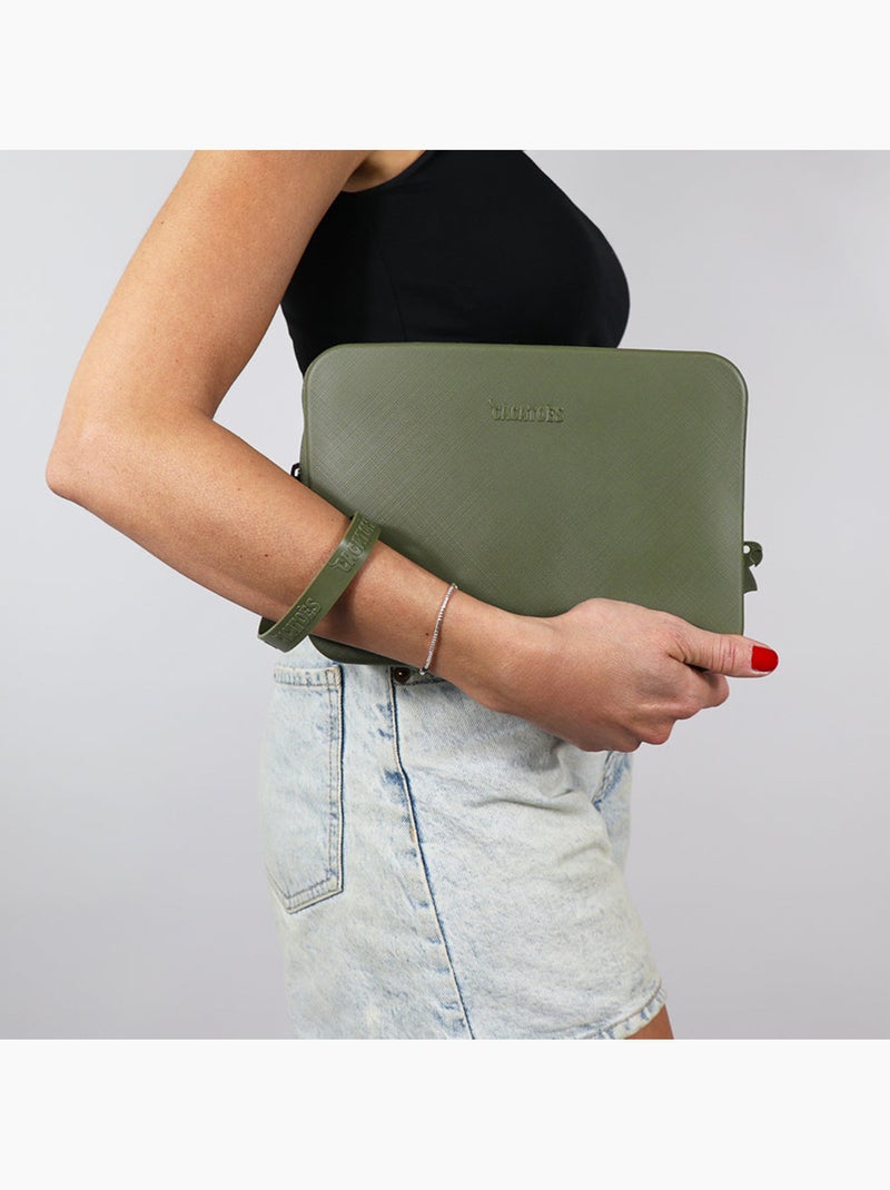 Sac à main Kaki foncé - Kiabi