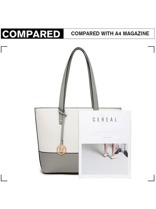 Sac à main lot de 3 pièces cuir artificiel logo m - miss lulu - Kiabi Sac à main lot de 3 pièces cuir artificiel logo m - miss lulu - Kiabi