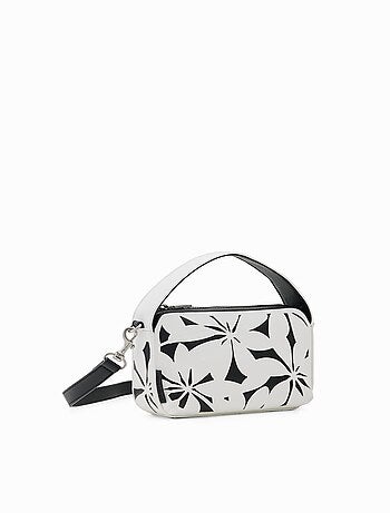 Sac à main Metaflower Desigual Ecru