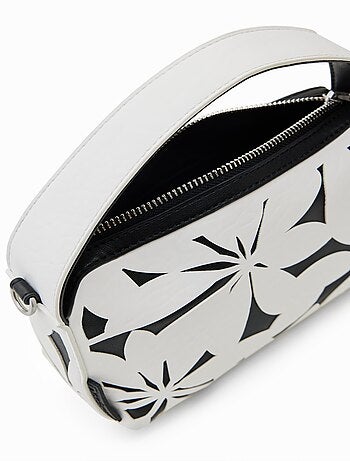Sac à main Metaflower Desigual Ecru