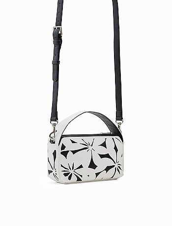 Sac à main Metaflower Desigual Ecru