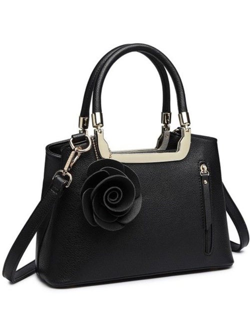 Sac à main motif fleur vintage grande capacité 28x19x12 cm - miss lulu - Kiabi Sac à main motif fleur vintage grande capacité 28x19x12 cm - miss lulu - Kiabi
