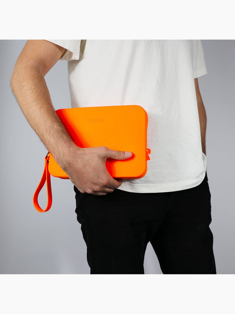 Sac à main Orange fluo - Kiabi