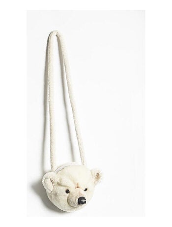 sac à main peluche ours blanc Bibib & Co