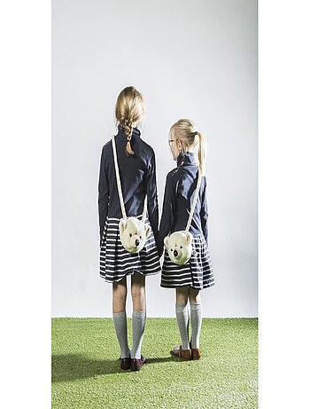 sac à main peluche ours blanc Bibib & Co