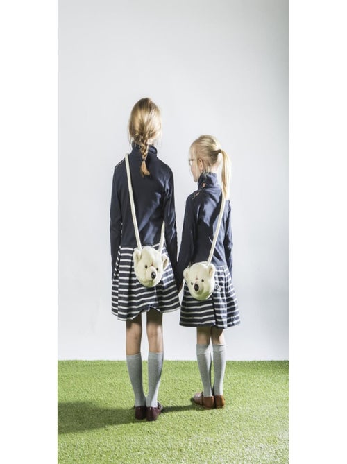 sac à main peluche ours blanc Bibib & Co - Kiabi