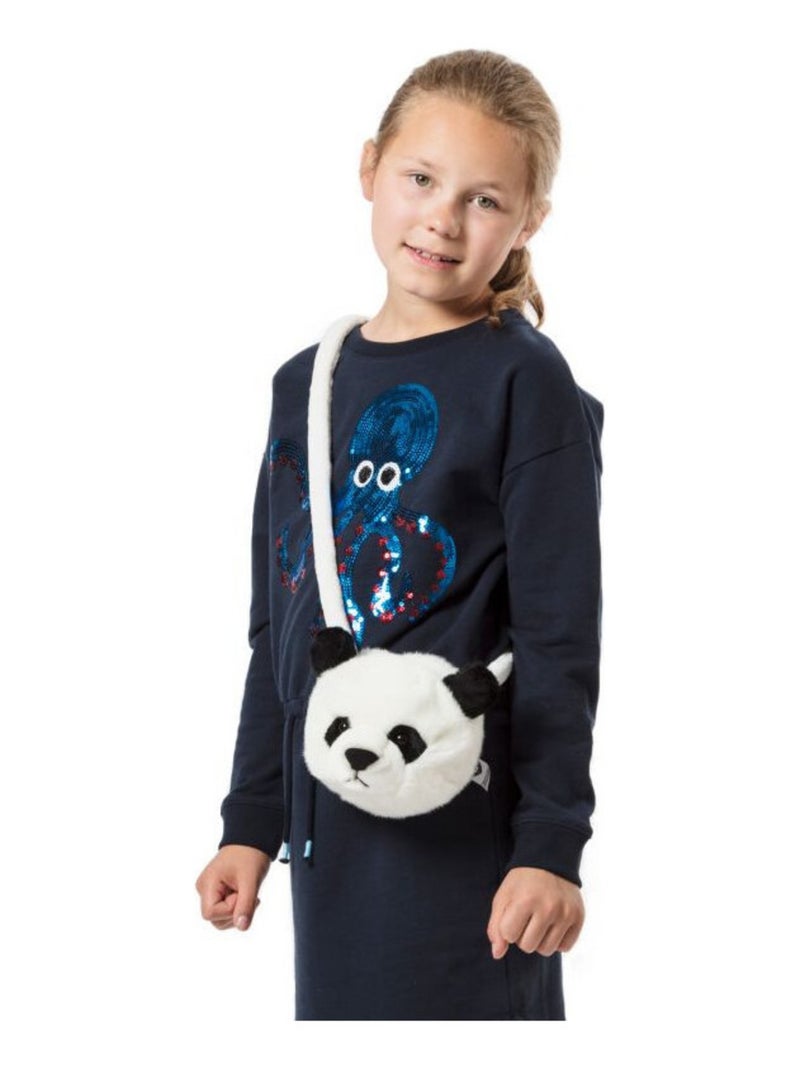 sac à main peluche panda Bibib & Co Blanc - Kiabi