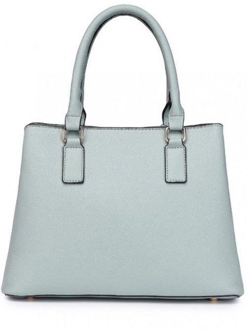 Sac à main poignée supérieure cuir pu 30,5x14x22 cm - miss lulu - Kiabi Sac à main poignée supérieure cuir pu 30,5x14x22 cm - miss lulu - Kiabi
