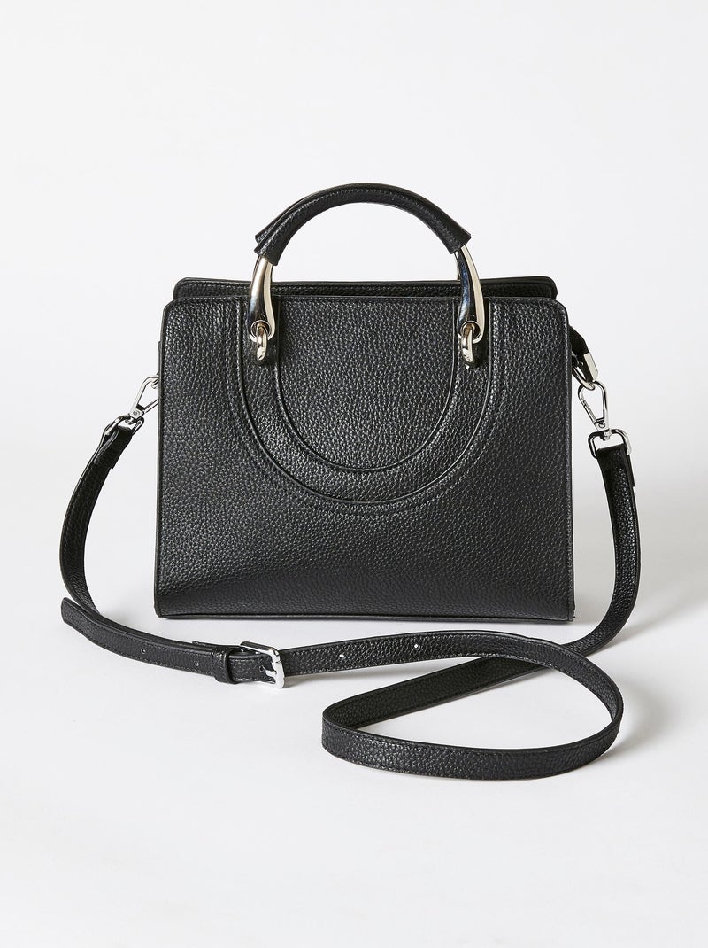 Sac à main rigide  - Damart Noir - Kiabi