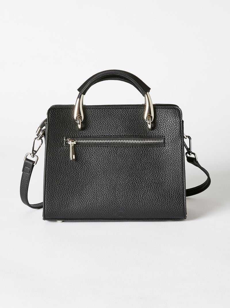 Sac à main rigide  - Damart Noir - Kiabi