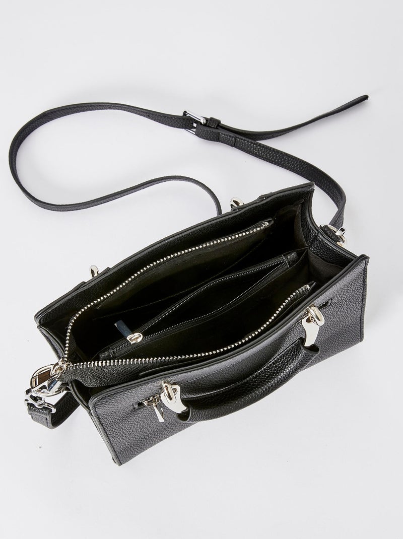 Sac à main rigide  - Damart Noir - Kiabi