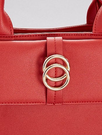 Sac à main rouge - Kiabi