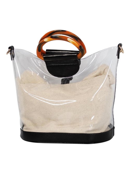 Sac à main transparent SHOPYS - Kiabi