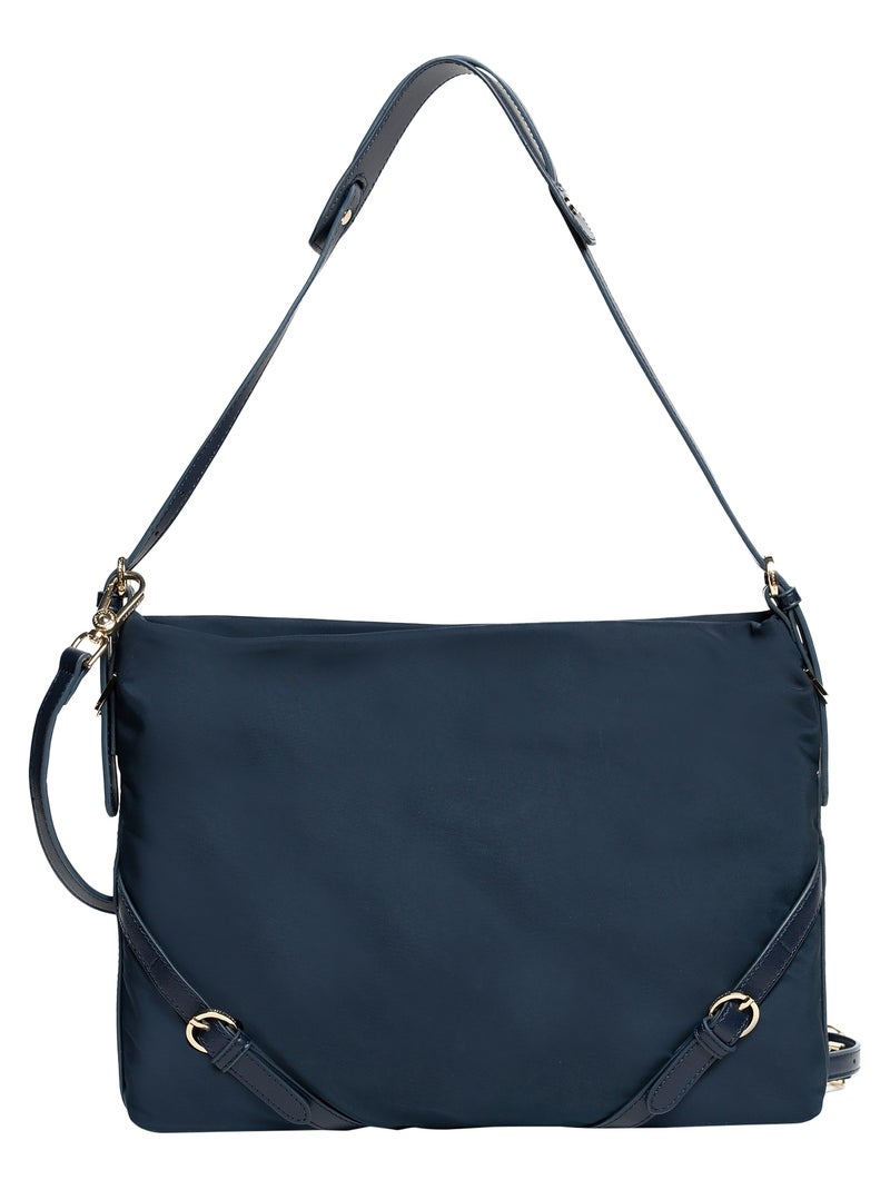 Sac à Main US Polo Assn Houston Horizontal Hobo Bleu marine - Kiabi