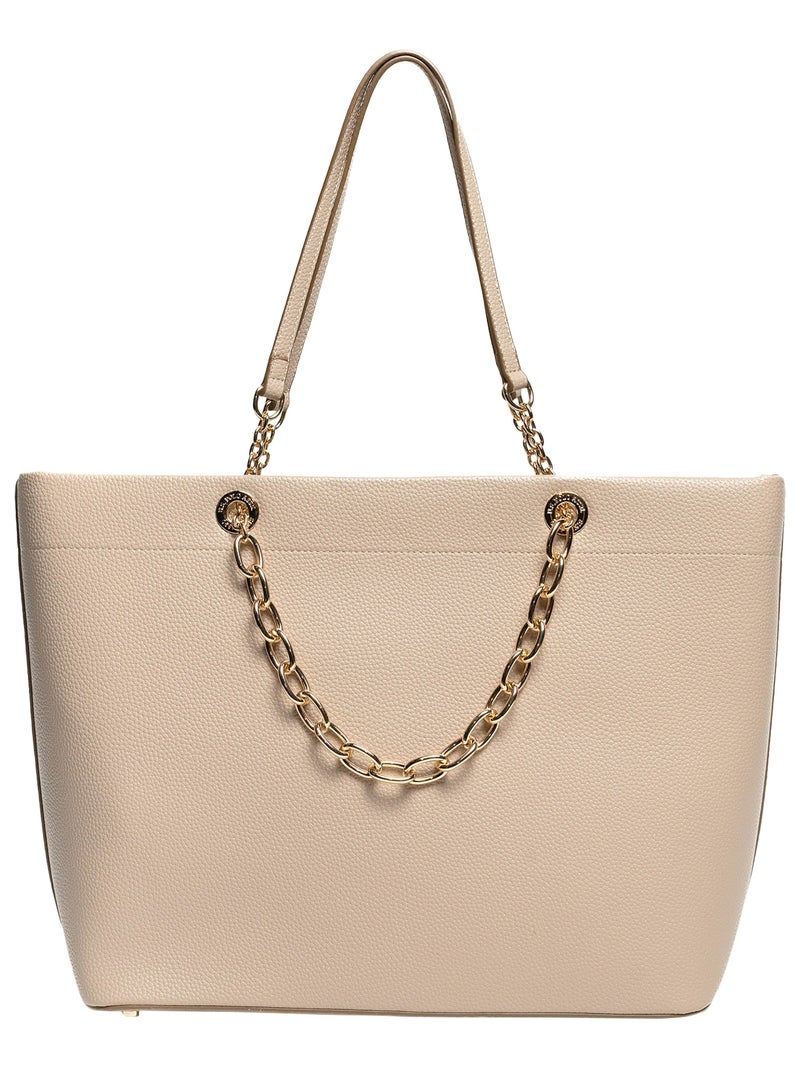 Sac à Main US Polo Assn Stanford Shopping W chain Beige - Kiabi
