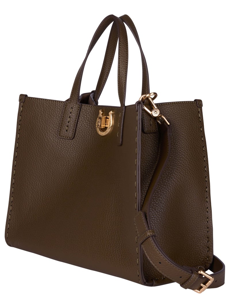 Sac à Main U.S Polo Middleton Handle Marron - Kiabi