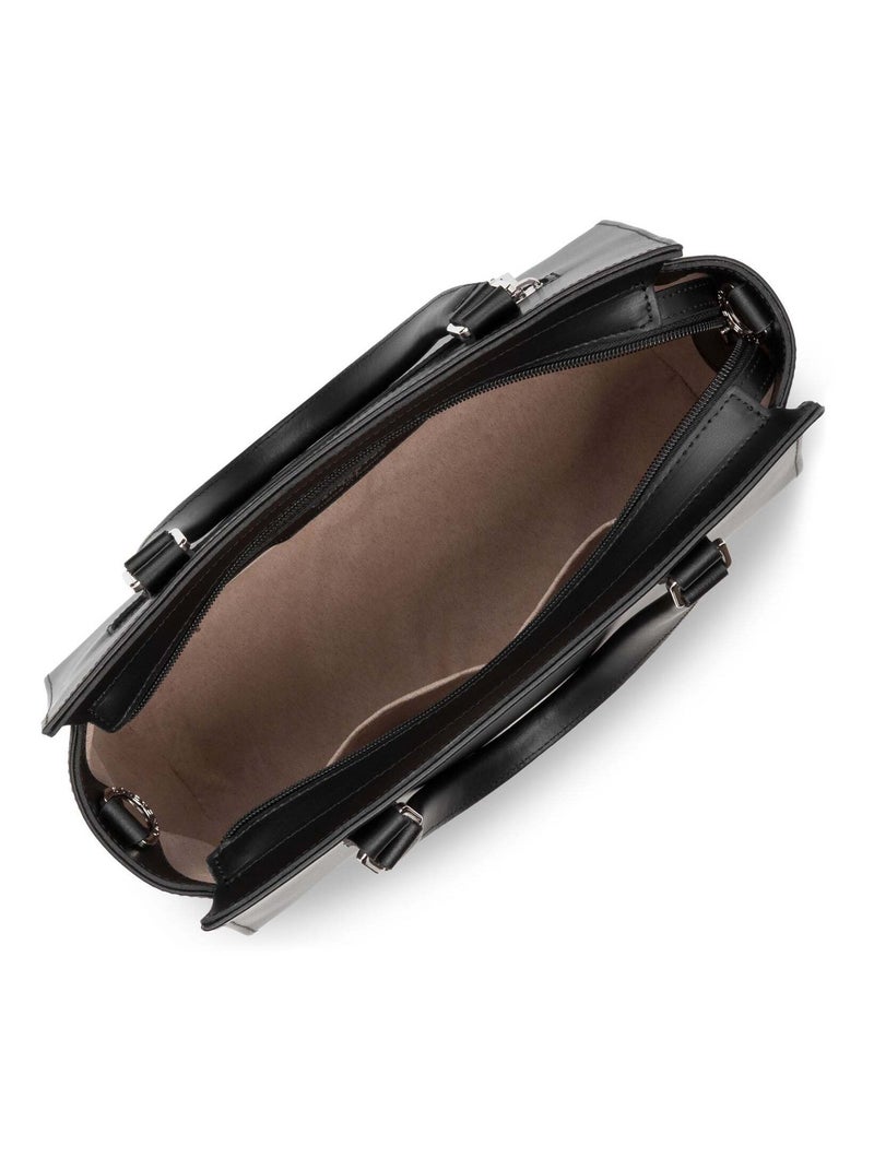 Sac à main Zippée M Smooth Lancaster Noir - Kiabi