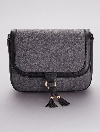 Sac à mains bi-matière - Kiabi