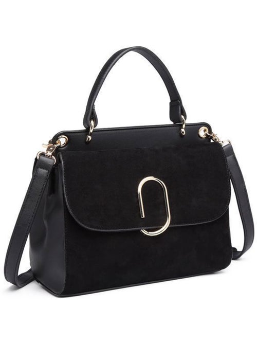 Sac à rabat boucle métallique carrée 22x16x9,5 cm - miss lulu - Kiabi Sac à rabat boucle métallique carrée 22x16x9,5 cm - miss lulu - Kiabi