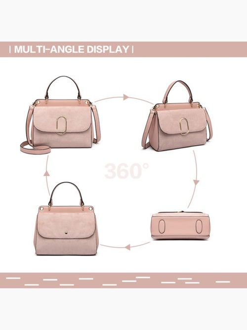 Sac à rabat boucle métallique carrée 22x16x9,5 cm - miss lulu - Kiabi Sac à rabat boucle métallique carrée 22x16x9,5 cm - miss lulu - Kiabi