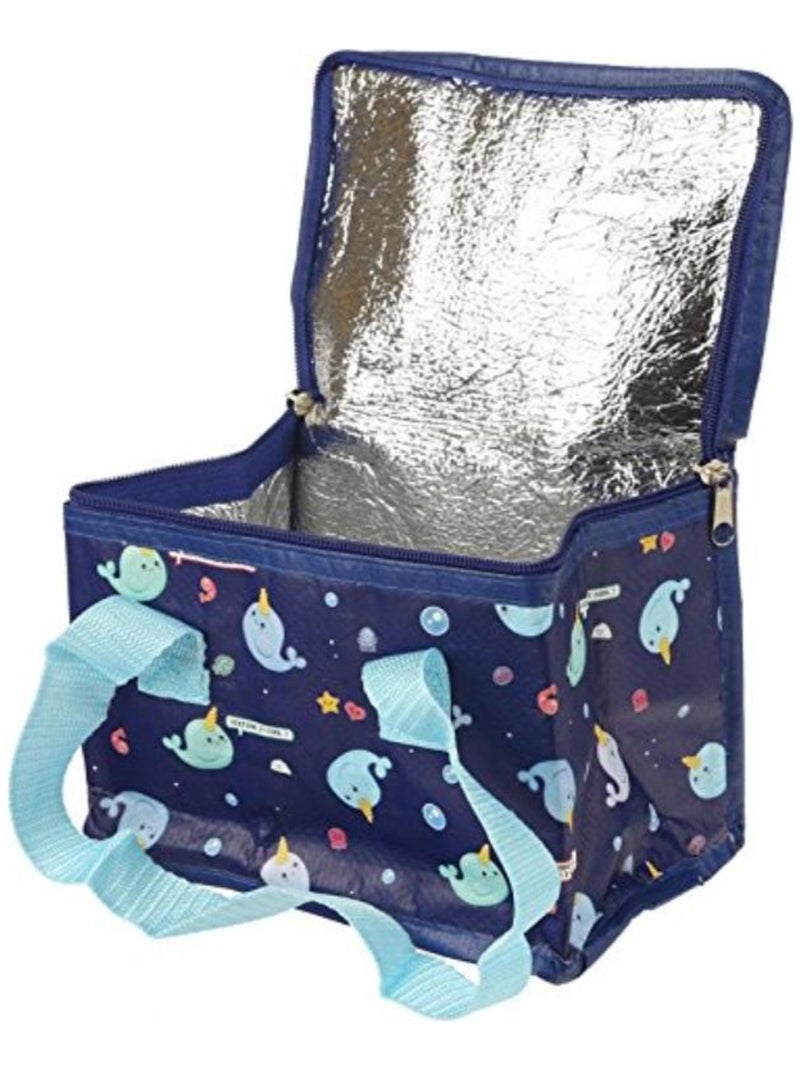 Sac à repas isotherme Narwaii & Friends - Kawaii Narval Bleu - Kiabi